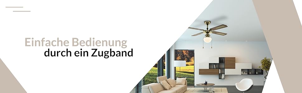 Стеляний вентилятор EGLO CADIZ з 5 лопатями, світлом, ланцюжком, лопаті з МДФ (срібло/дуб), корпус зі сталі (нікель-мат), літньо-зимовий режим, AC двигун, діаметр 106.6 см