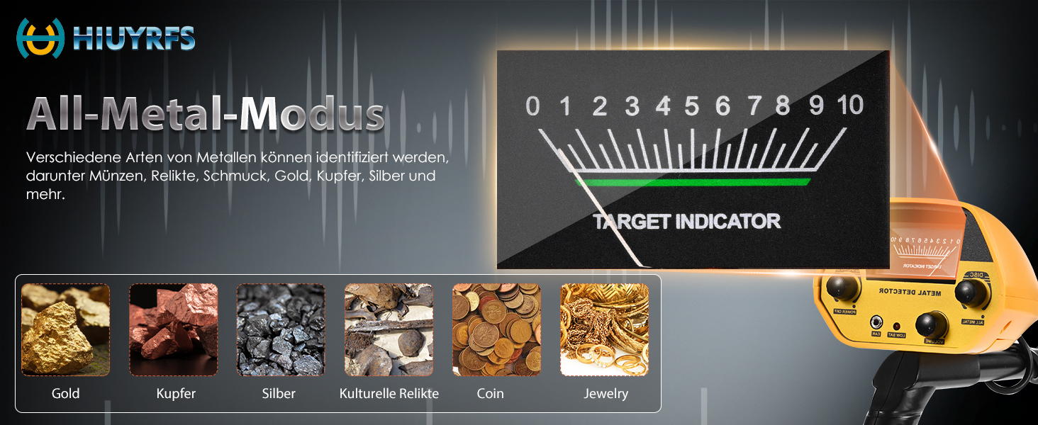 Металодетектор високої точності, вологостійкий, для пошуку золота. Регульована висота 78-108 см, котушка 25 см, роз'єм для навушників, максимальна глибина нажада зсудить</end_of_of_</start_of_of*</end</model]</code></end</model> 