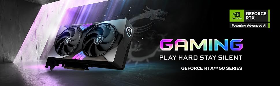 Відеокарта MSI GeForce RTX 5060 GAMING OC 8GB GDDR7, PCIe 5.0, HDMI 2.1b, DisplayPort 2.1b