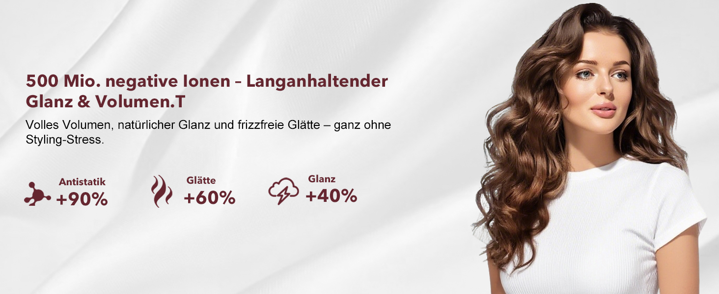 Airstyler 6-в-1: Фен, плойка, об'єм, локони, випрямлення. Рожевий (Champagnerfarben)