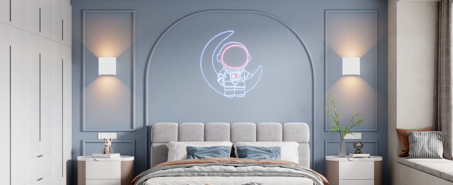 LED-стінні світильники Klighten 12W, 2 шт. Регульований світловий потік, 3000K, тепле біле світло, IP65, для вітальні, спальні, балкону, антрацит