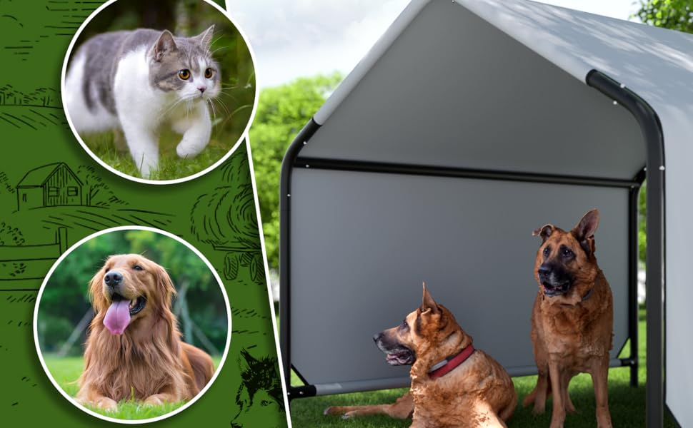 Намет для собак, підстилка для тварин, павільйон - захист від негоди