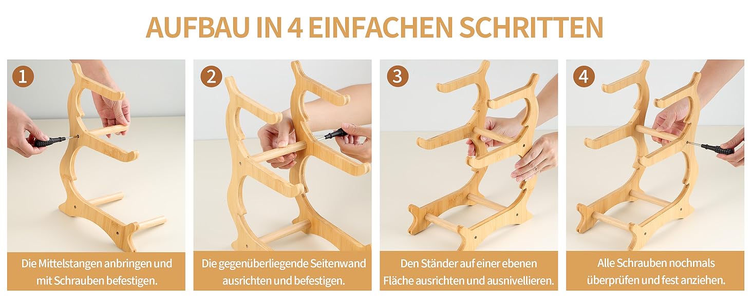 Трирівнева етажерка для фруктів та закусок з бамбуковим підставкою, преміум-пластик