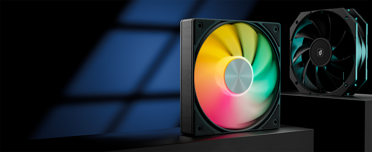 upHere Система охолодження CPU з RGB підсвічуванням, Dual Tower, 6 теплових трубок, 120мм вентилятор, сумісна з AMD AM4/AM5 та Intel 2011/2066