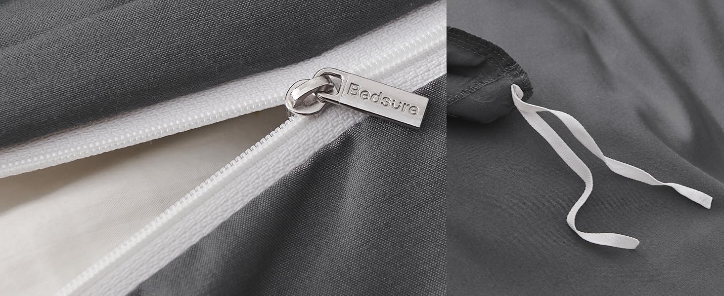 Комплект постільної білизни BEDSURE 135x200 2шт: ковдра 135x200 см, наволочка 80x80 см, Adobe Rose, мікрофібра, поліестер, з блискавкою, ÖKO-TEX