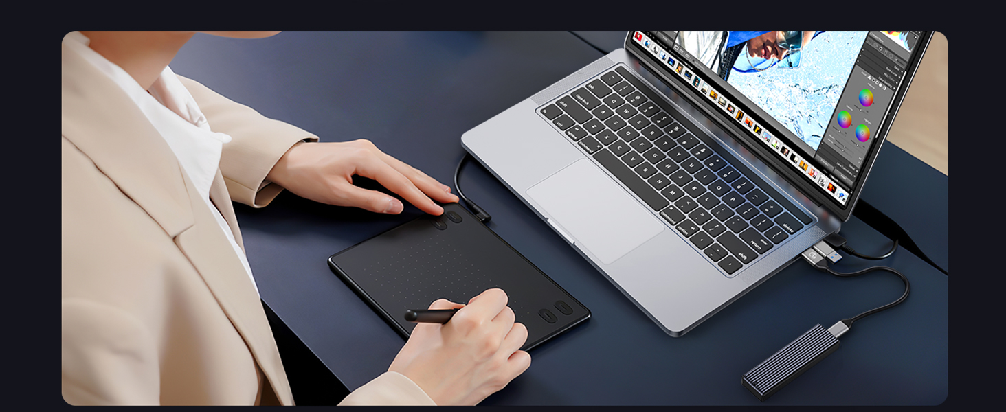 Зовнішній корпус-адаптер ORICO M.2 NVMe SSD USB-C 3.2 Gen2 10Gbps для PCIe NVMe M-Key/M+B Key (2230/2242/2260/2280), підтримка UASP, M-2PV