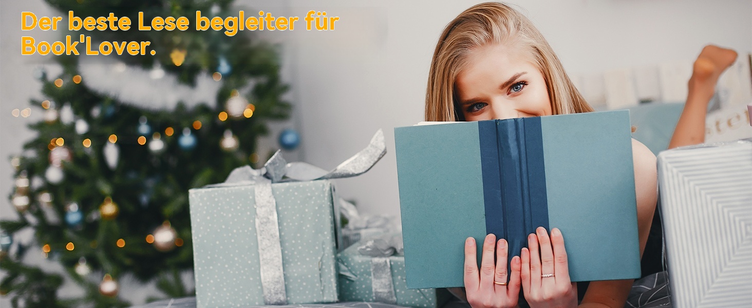 LED-лампа для читання HIONXMGA з кріпленням на книгу, 3 кольори, регулювання яскравості, перезаряджувана, для книголюбів та дітей