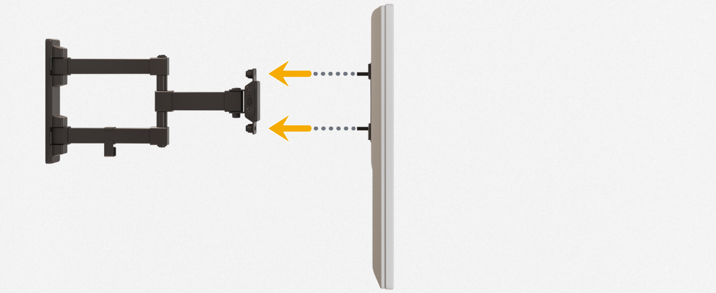 Настінне кріплення для монітора/телевізора RICOO S3911 13-34 дюйми, поворотне, VESA 75x75/100x100