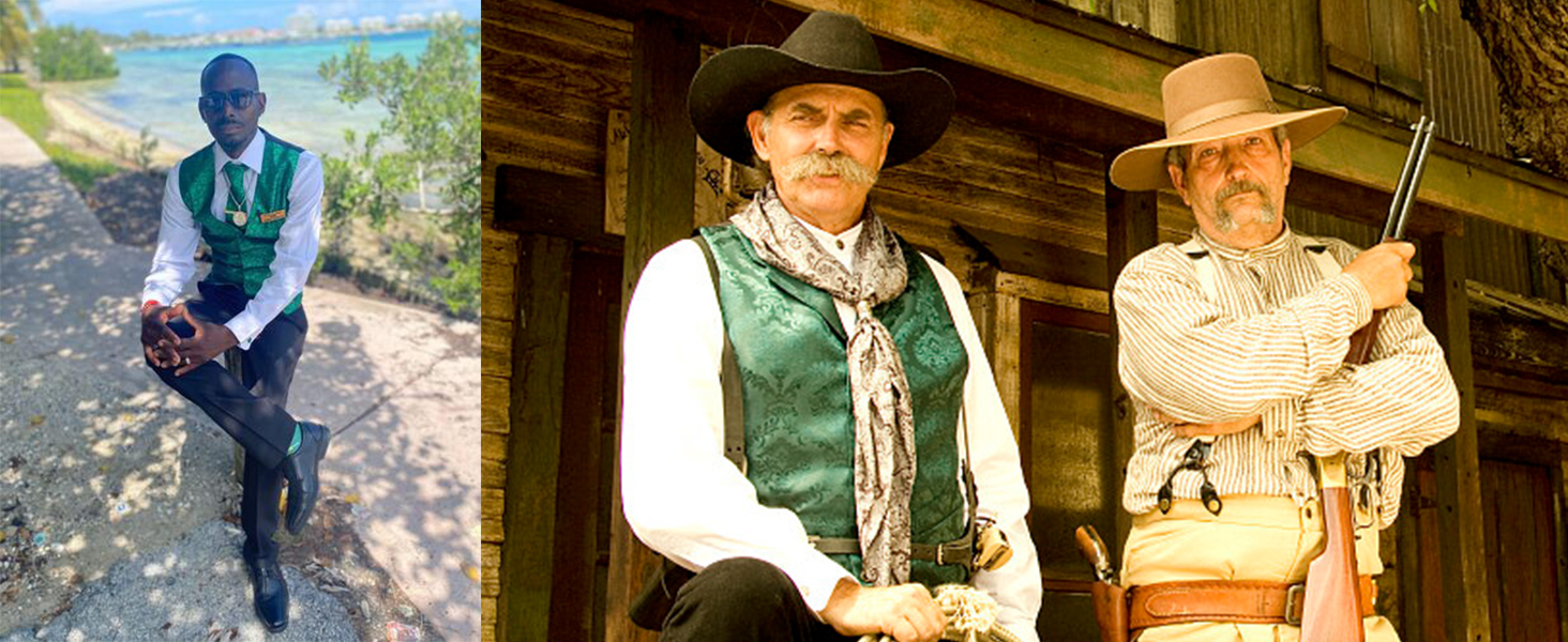 Жилет чоловічий Barry.Wang з принтом пейслі, шовковий жакард, комплект з краваткою, нагрудною хустинкою та запонками для весілля, смокінгу, прому