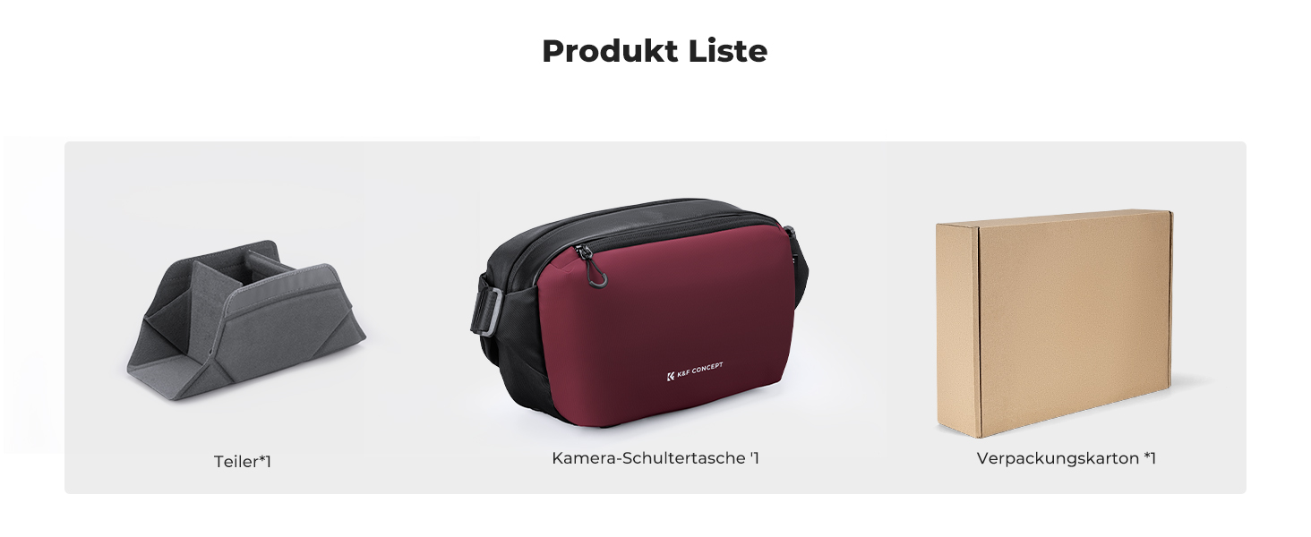 Рюкзак для камери K&F Concept, сумка через плече, фотосумка, квадратна сумка для фотографів, сумісна з Canon/Nikon/Sony/DJI Mavic