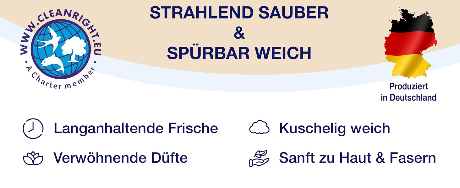 Кондиціонер для білизни Kuschelweich Sanft & Mild, гіпоалергенний, без мікропластику, 6 x 2 л (на 456 прань)