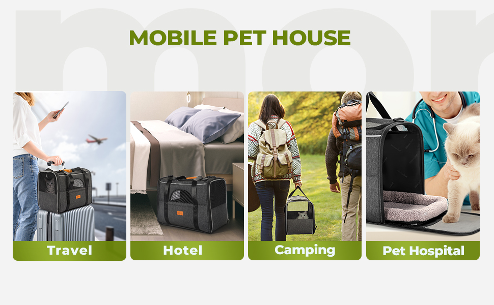 Morpilot Переноска для котів та собак, туристична, дихаюча, з підстаканником, для подорожей