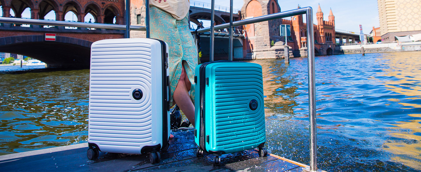 Чемодан великий хардлайнер 77 см, TSA, 130 л, розширення об'єму, темно-синій