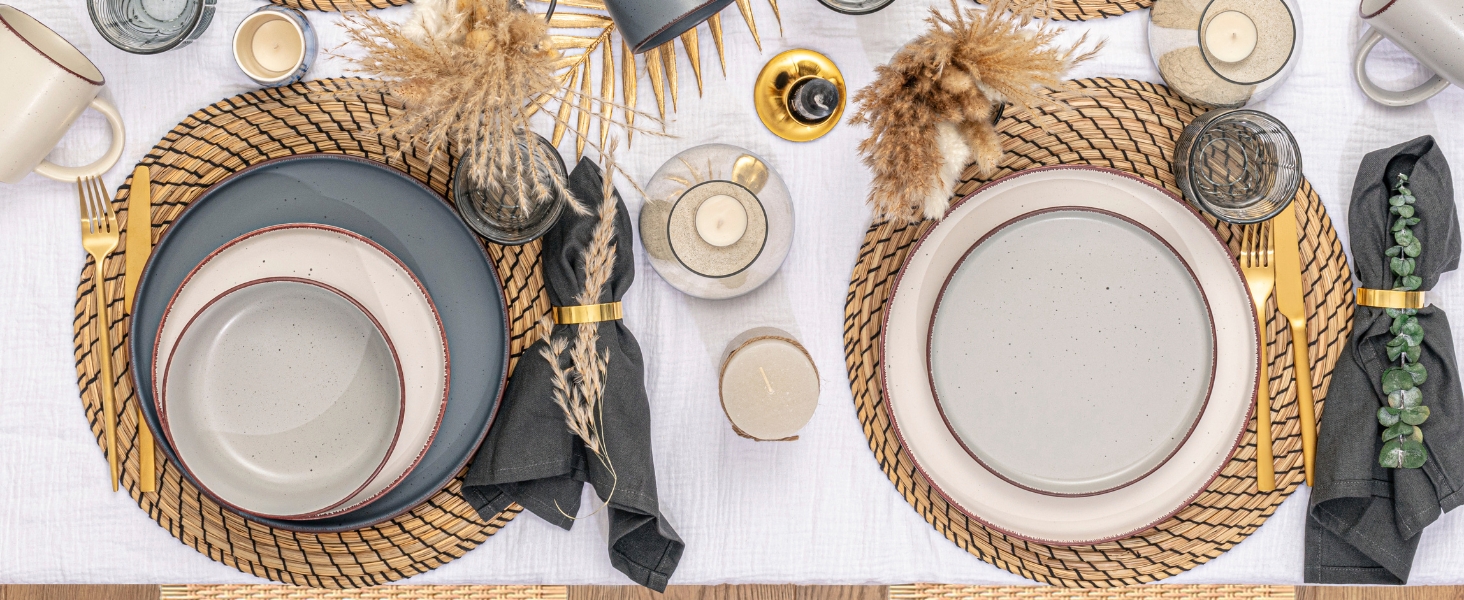 Набір мисок Sänger Bombay Basalt (4 шт.) з базальту, 700 мл: миски для мюслі, супів, салатів, для 4 осіб, стійкі до подряпин, мікрохвильової печі та посудомийної машини, фіолетовий колір