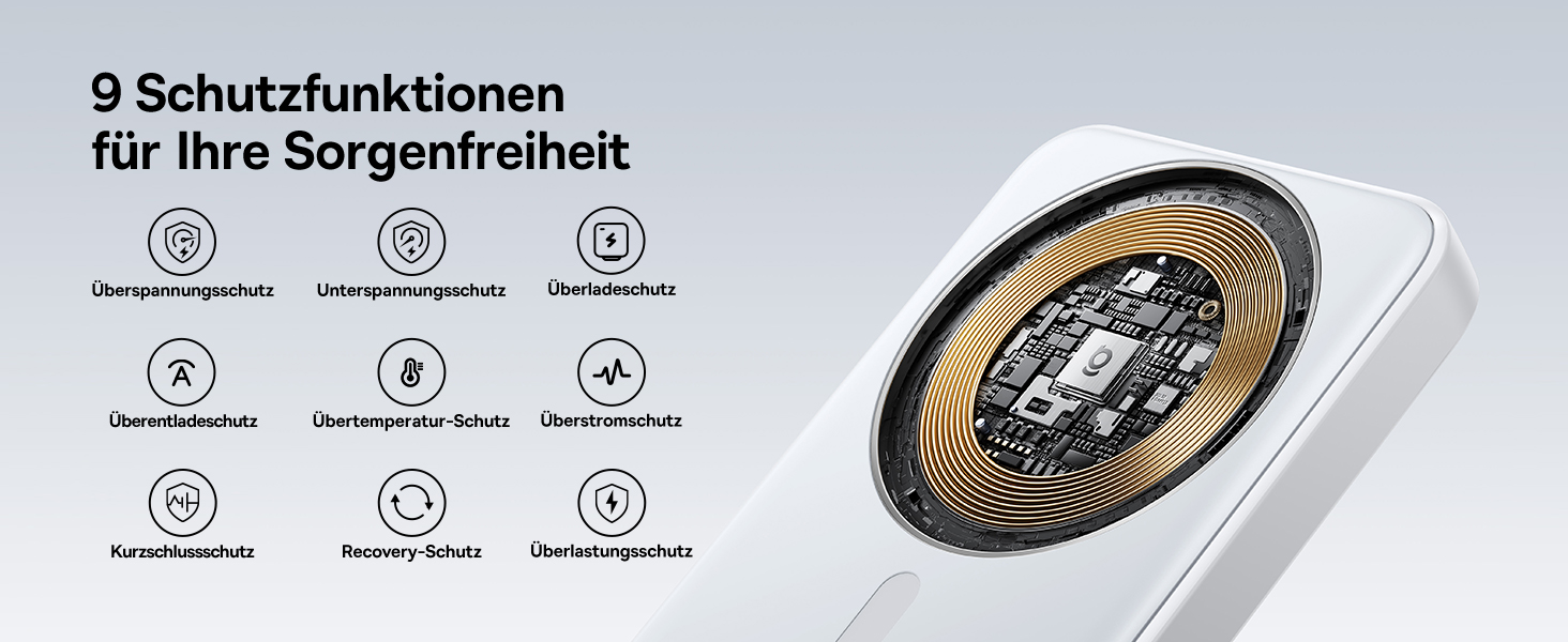 Power Bank Baseus Enerfill MagSafe 10000mAh 22.5W з магнітним кріпленням, USB-C, бездротовий, для iPhone 16/15/14/13/12