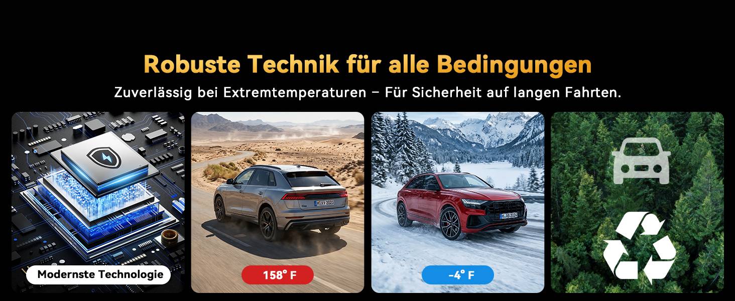 Автомобільний відеореєстратор 4K+4K з передньою та задньою камерою, 128GB карта пам'яті, 5.8GHz WiFi, 3
