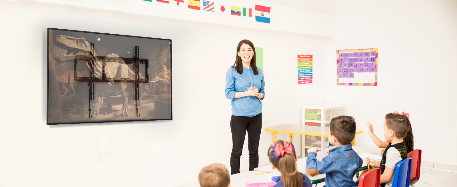 Кріплення для телевізора BONTEC настінне нахилене, 17-86 дюймів, LED/LCD/OLED/Plasma, до 75 кг, VESA 600x400 мм, з рівнем та кабелеутримувачами