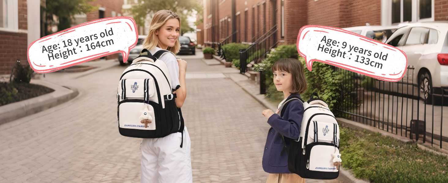 Дитячий рюкзак IvyH для дівчаток - стильний шкільний рюкзак, водонепроникний, великий, для 3-6 класів, фіолетовий