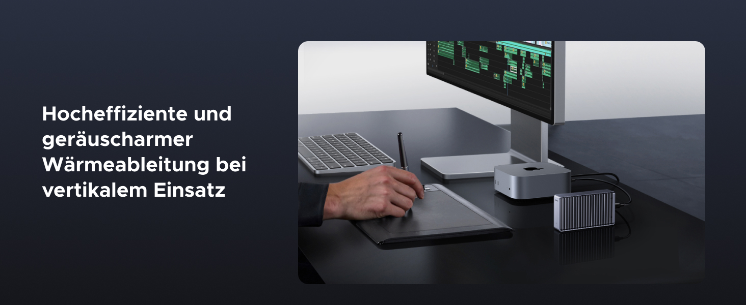 Зовнішній корпус для NVMe SSD UGREEN Thunderbolt 4, 40Gbps, швидкість до 3848МБ/с