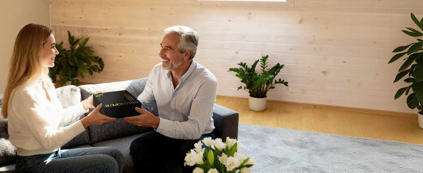 Електричний набір для копчення віскі, коктейльний набір з 6 дерев'яними стружками, набір для копчення віскі з вбудованим запальником, без бутану, подарунок для тата, чоловіків, 6 дерев'яних стружків