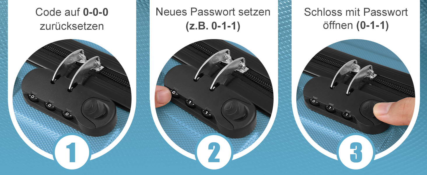 Набір валіз LEADZM 3 шт. з захистом кутів, ABS, телескопічна ручка, ручна поклажа, контрастне забарвлення (кремово-білий)