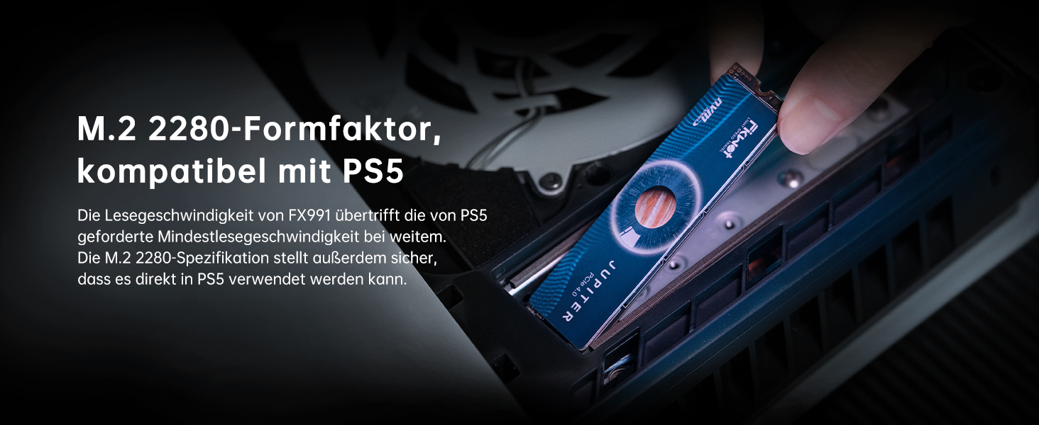 SSD FX991 1TB NVMe PCIe Gen4 – внутрішній SSD для PS5 та ноутбуків