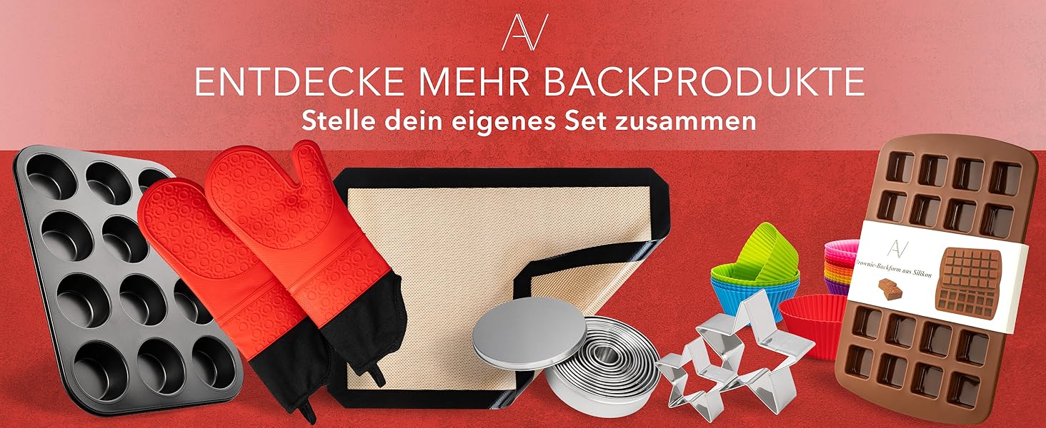 Форма для випічки Brownie AVANA (2 шт) з силікону, антипригарне покриття, BPA-Free