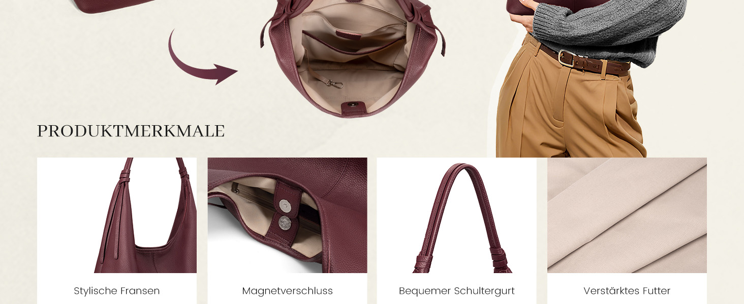 Сумка жіноча шкіряна befen Grande Shopper, чорна елегантна сумка-тоут через плече для роботи та навчання