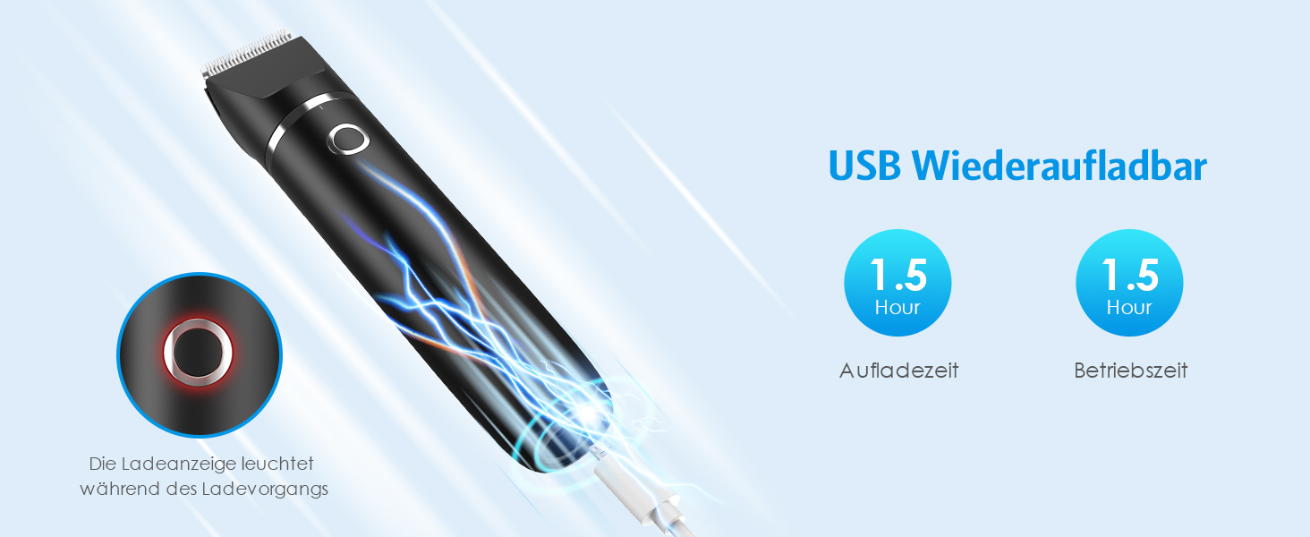 Набір для стрижки собак та котів 2-в-1 Brifit, триммер для лап, тиха, водонепроникна IPX7, професійна стрижка тіла, лап, очей, вух, обличчя, білий (чорний)