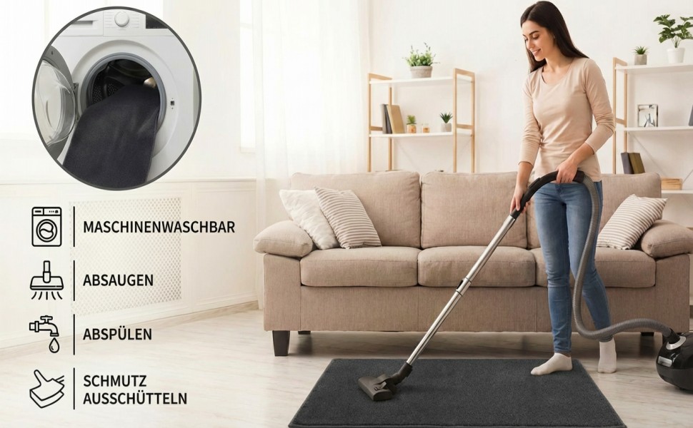 При স্বাগতний килимок 50x80 см з мікрофібри, протиковзний вологопоглинаючий килим для дому, кухні та ванної кімнати, сірий