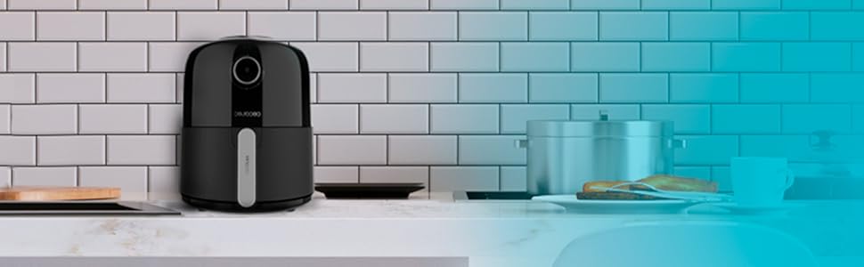 Фритюрниця без олії Cecotec Cecofry Pixel 2500, 2.5 л, 1200 Вт, з таймером та регулюванням температури