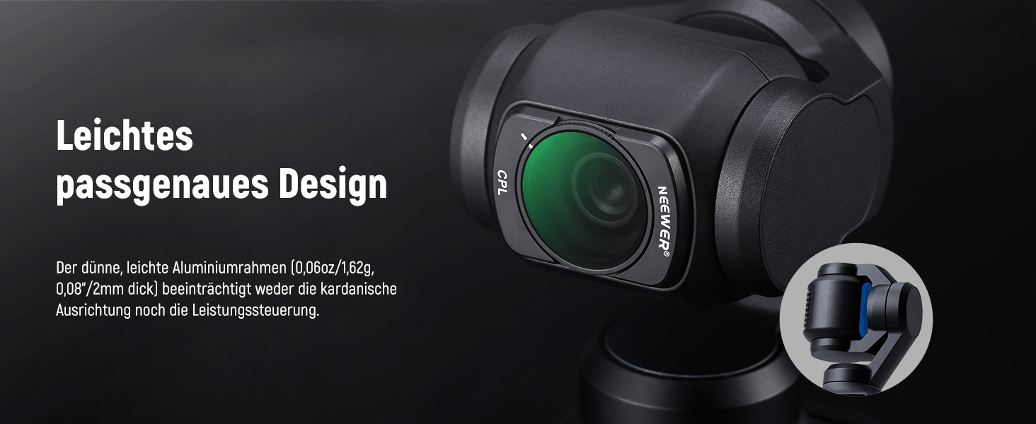 Набір фільтрів NEEWER для DJI Osmo Pocket 3: ND/CPL, UV, 6 шт.