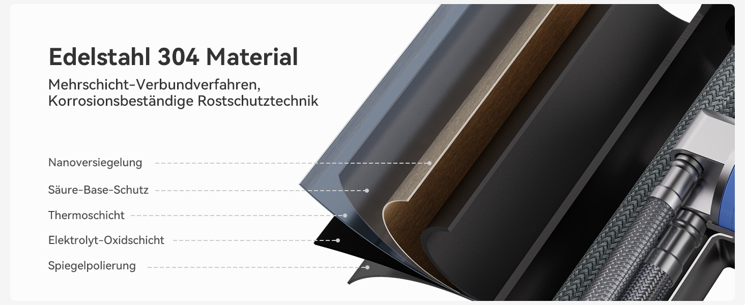 Кухонний змішувач CECIPA висувний з душем, чорний, нержавіюча сталь, 360° поворот, 2 режими струменя, для кухні