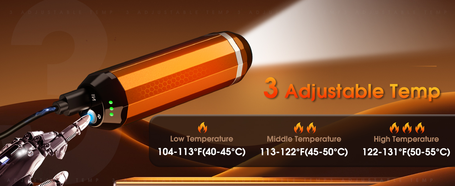 Електричний нагрівач для рук SUPPOU 2 шт. 5000mAh з LED-ліхтариком, акумуляторний, для спорту та відпочинку на природі (блакитний)