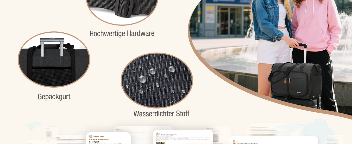 Чорна дорожня сумка Lekesky 30L: Easyjet, Weekender, спортивна, з відділенням для взуття, водонепроникна