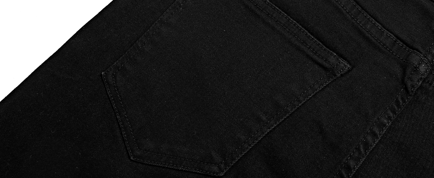 Чоловічі джинси GINGTTO Slim Stretch Skinny чорні 34W/32L