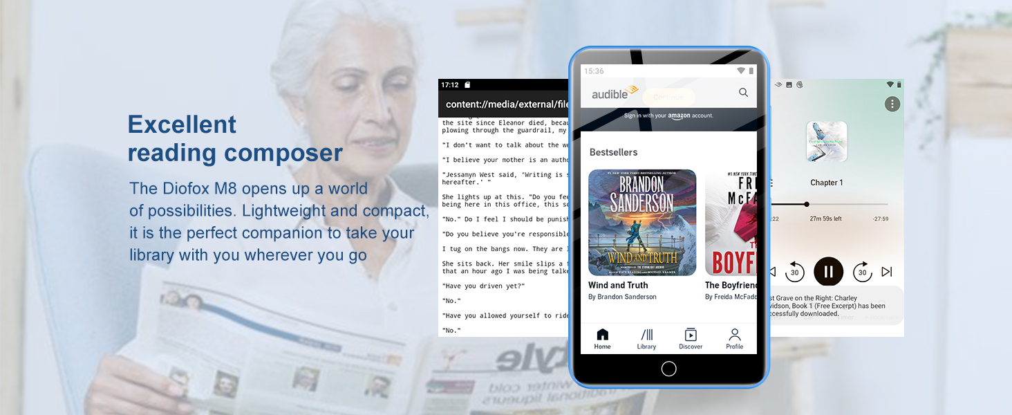 MP3 плеєр 80GB Bluetooth WiFi, 4.0