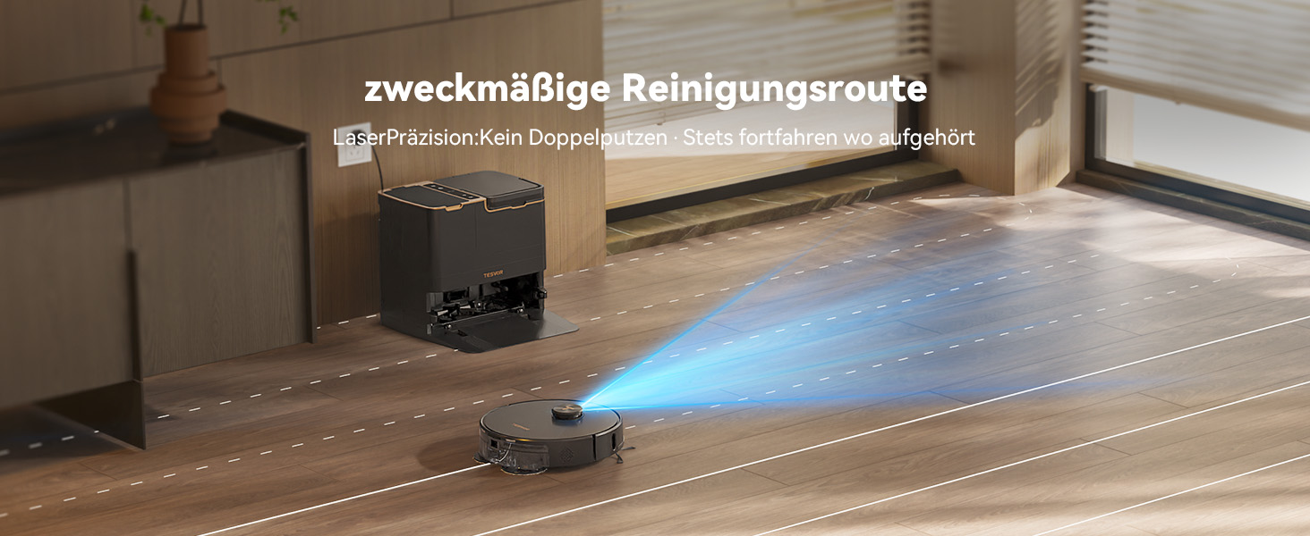 Робот-пилосос Tesvor S8MAX 3-в-1 з функцією миття, 8000Pa, LiDAR-навігація, 240 хв роботи, керування через додаток/Alexa, самостійна станція очищення 2.5л для великих приміщень з тваринами (X8 Ultra)