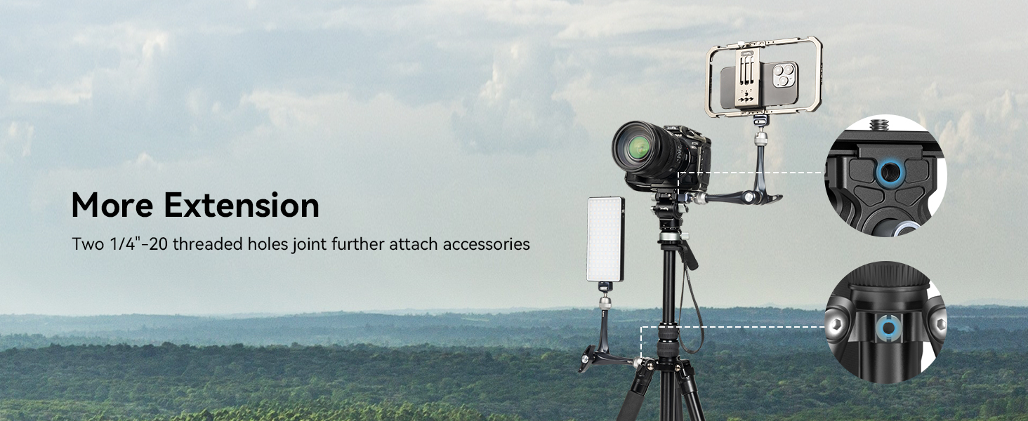 Відеоштатив SmallRig FreeBlazer CT190 (4319) 183 см з гідравлічною головою, нівеліром та моноподом для влогінгу та подорожей, навантаження 4 кг, з сумкою