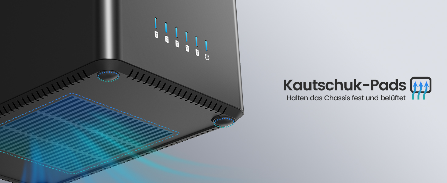 Зовнішній HDD-корпус ORICO DS500U3 на 5 слотів USB 3.0 для SATA HDD 3.5