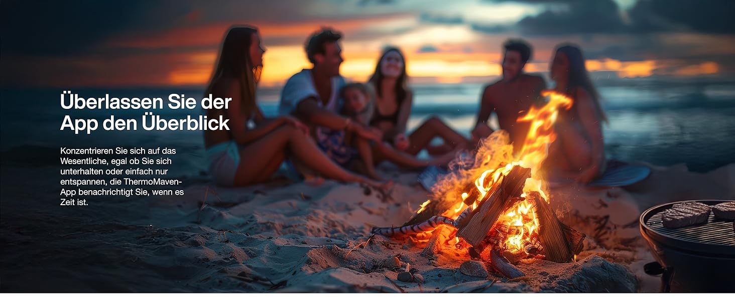 Бездротовий термометр для м'яса ThermoMaven P2 з Bluetooth 5.3, 2 зондами, 6 сенсорами, Wi-Fi, IPX8, для грилю, духовки, кухні, фритюрниці
