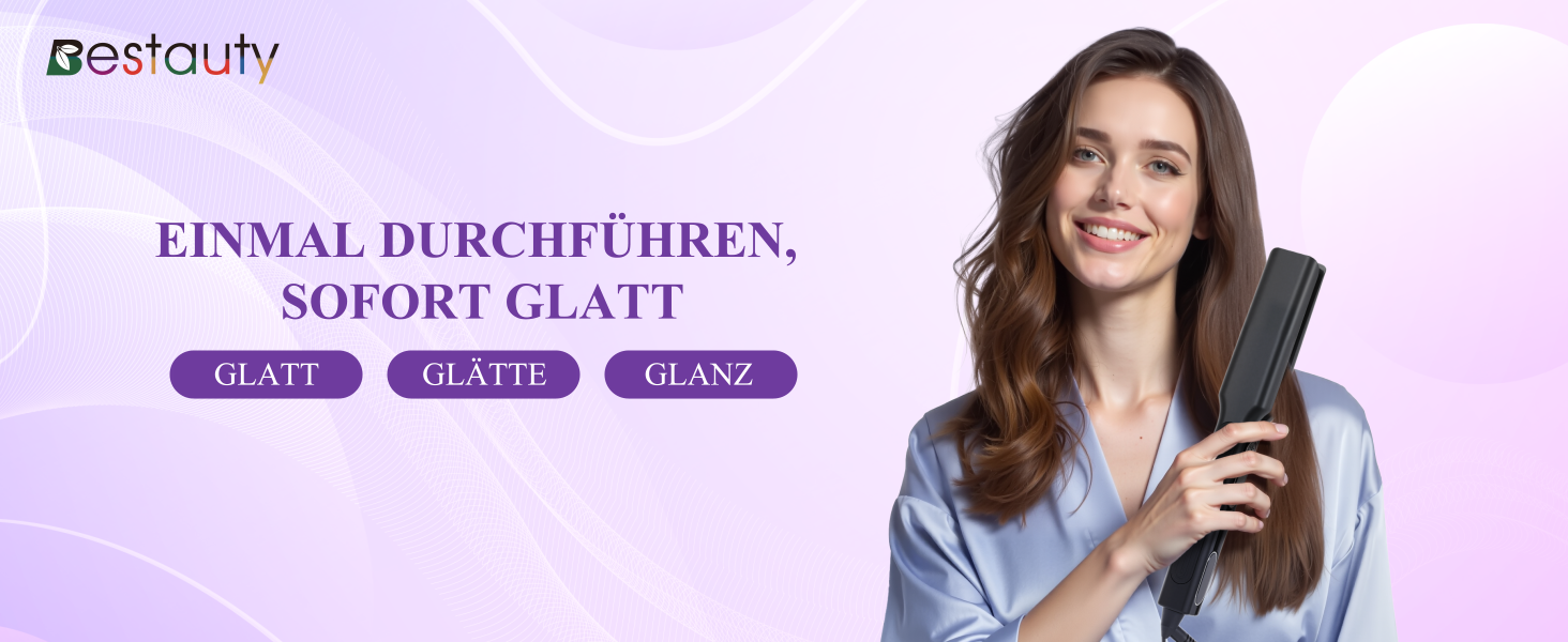 Плойка Bestbeauty з широкими керамічними пластинами 110x40 мм: 15 температур (80-230°C), Dual Voltage (110-240V), швидка укладка для довгатого та густого волосся, чорна – ідеальний подарунок для жінок