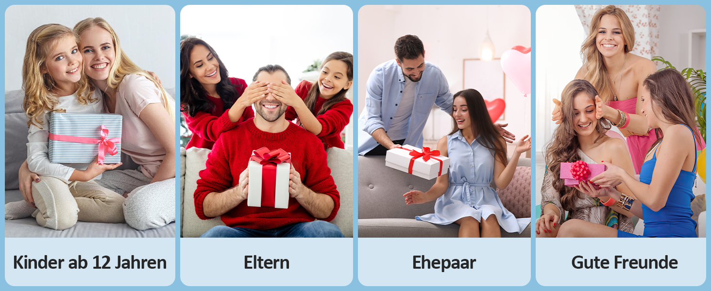 Електрична звукова зубна щітка Läschen, 5 режимів, з чохлом для подорожей, 4 насадки, USB-зарядка на 60 днів, таймер, IPX7 водонепроникність, чорна