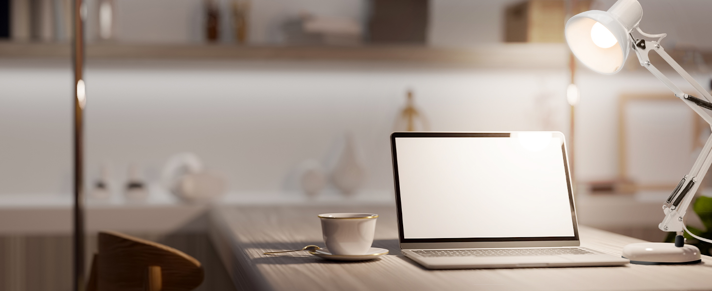 Ретро настільна лампа для робочого столу з гнучким регулюванням, LED, чорна