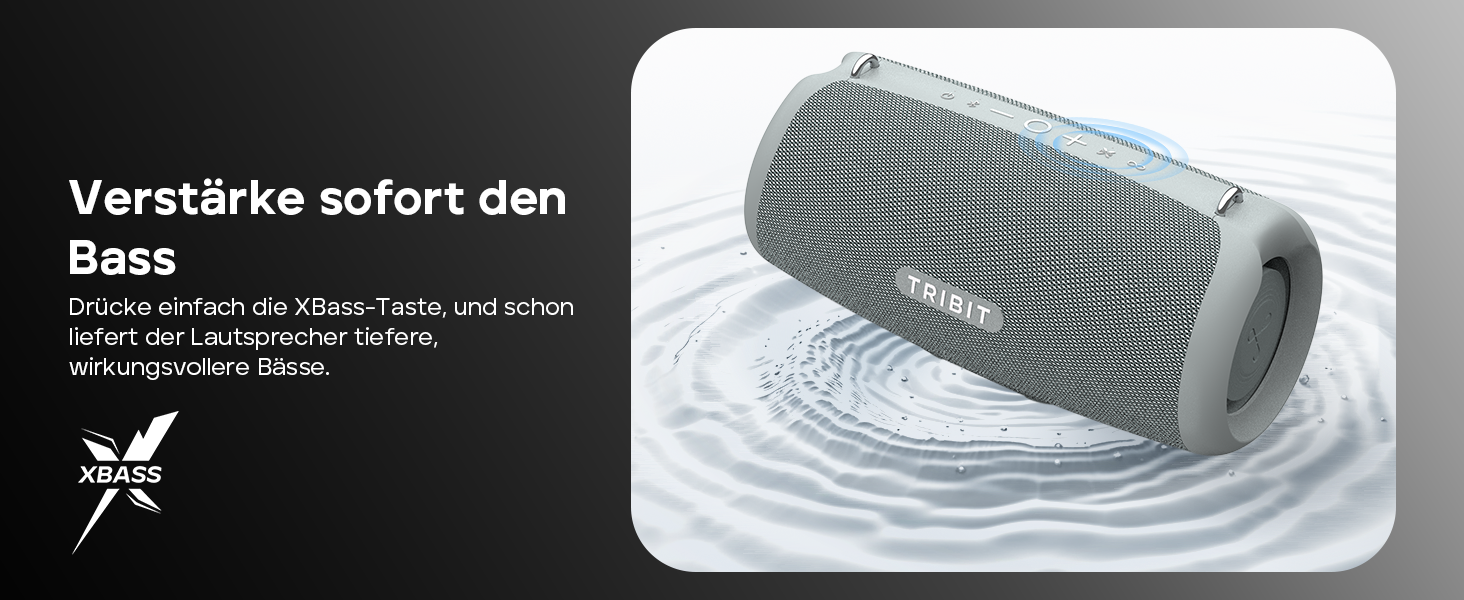 Tribit StormBox Lava: Портативна Bluetooth колонка 80 Вт, чорна. Водонепроникна (IP67), 24 год, Bluetooth 5.4, EQ, Bass Boost, TWS для вечірок, пляжу, кемпінгу