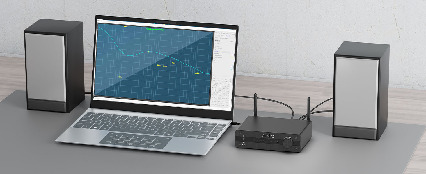 Arylic BP50 Bluetooth 5.2 Аудіоприймач для стереосистем з aptX, HDMI ARC, Phono входом та Free App. Bluetooth аудіоадаптер з DAC, RCA виходи для AV-ресивера або стерео-попереджувача.