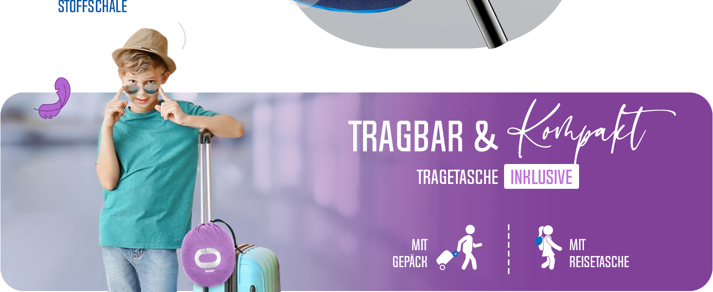 Подушка для шиї BCOZZY для дітей 8-12 років, сірого кольору, середня, для подорожей. Запобігає падінню голови, м'яка, зручна, можна прати.