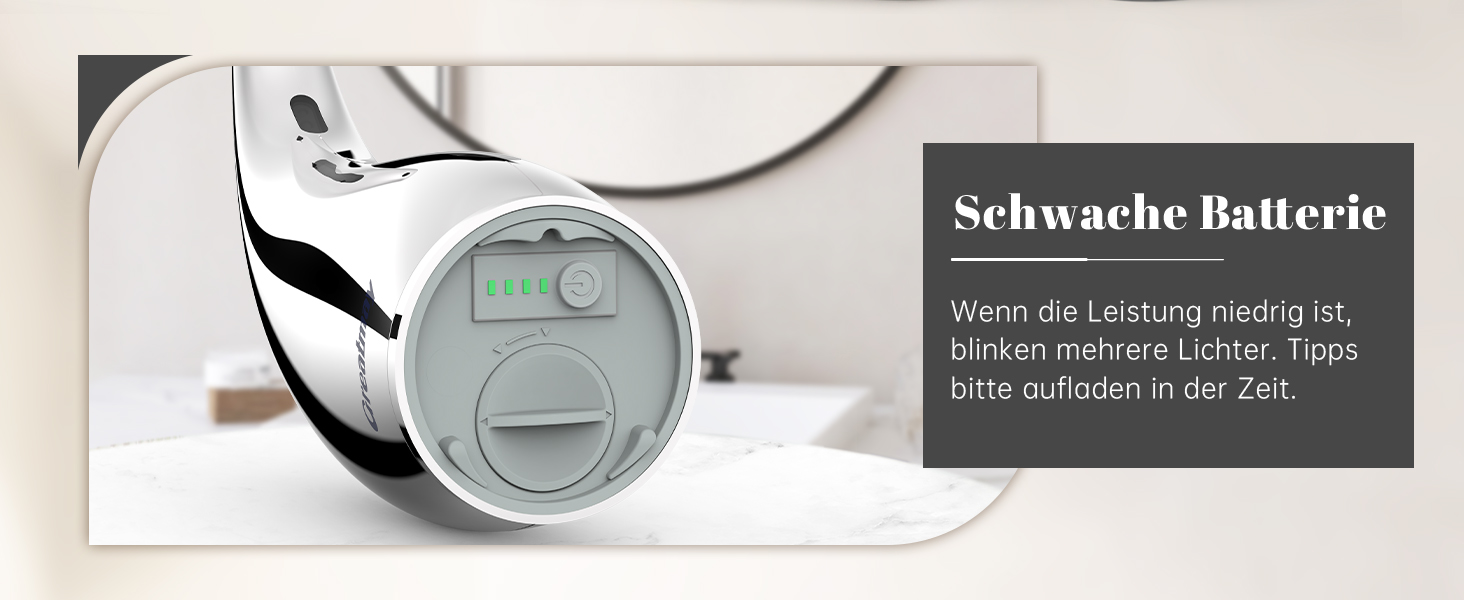 Greatmay Automatic Soap Dispenser - Touchless, Battery Operated, 300ml, IPX6 Waterproof - for Bathroom, Kitchen