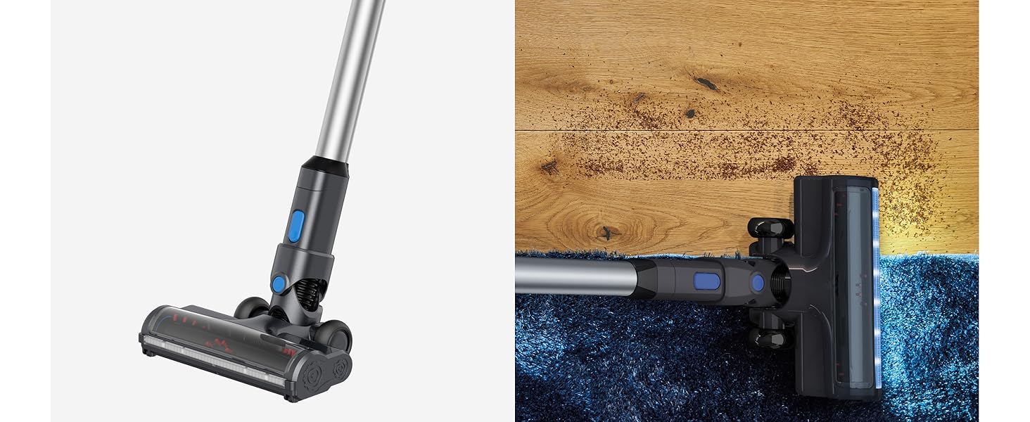 Пилсос Rowenta X-Pert 3.60 бездротовий акумуляторний вертикальний, сірий-блакитний, RH6921