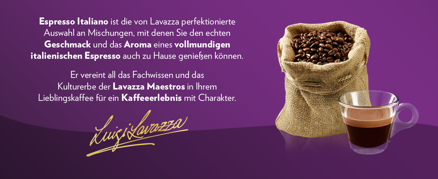 Кава в зернах Lavazza Espresso Italiano Cremoso, Арабіка та Робуста, середній обсмаження, нотки какао та спецій, 1 кг
